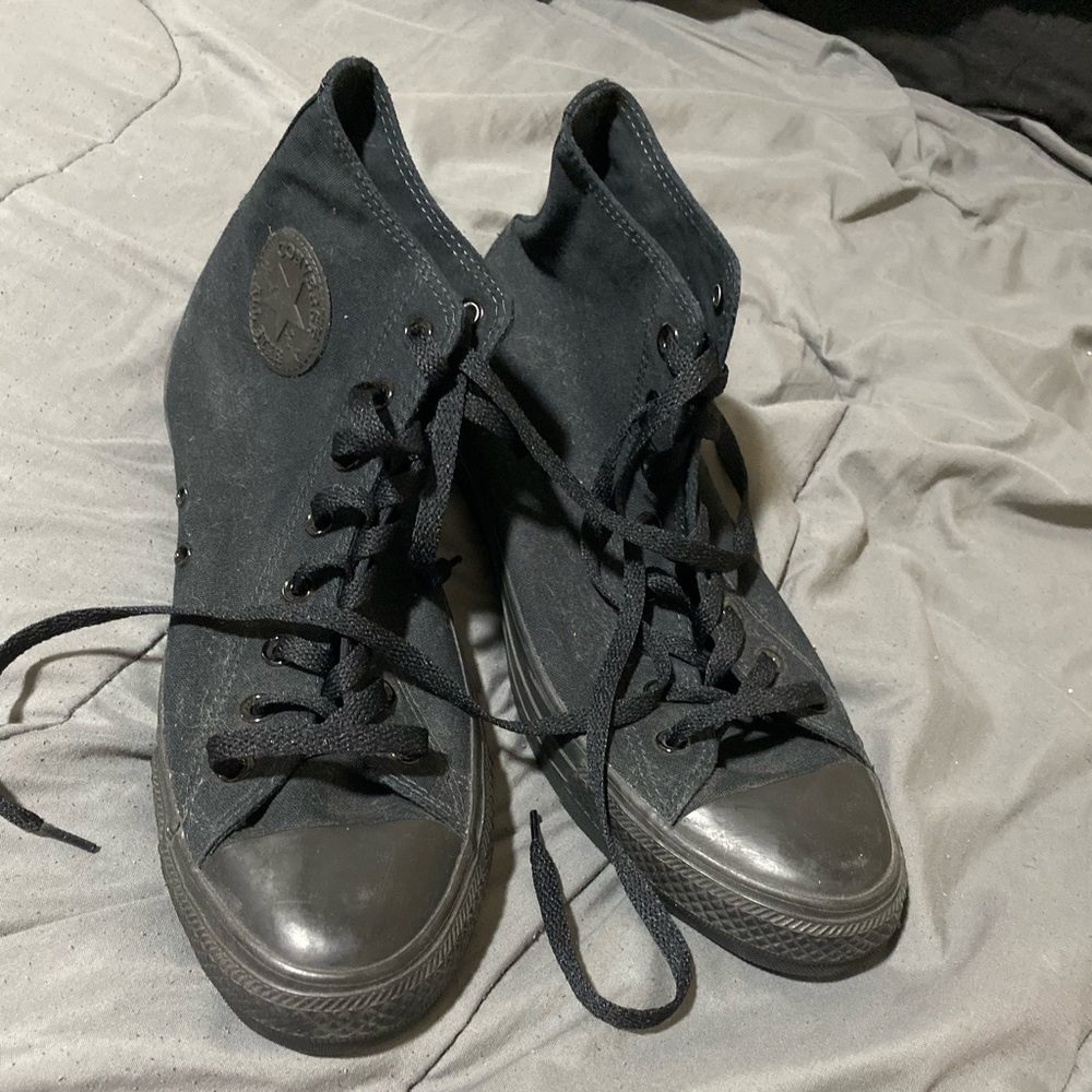 Black long converse